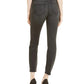 Calça jeans skinny feminina com estampa de leopardo e flocada, preta, tamanho 6, da INC International Concepts