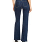 Calça jeans feminina Bootcut com bainha de pressão da INC International Concepts, azul, tamanho 0