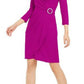 Vestido envelope feminino INC International Concepts com strass, rosa, tamanho grande