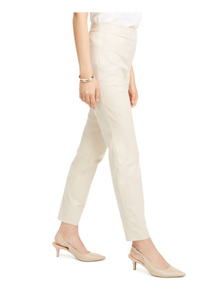 Calça skinny lisa feminina Alfani marrom tamanho 6