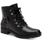 Giani Bernini Bota feminina de couro Naomii Lug preto tamanho 9 M