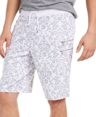 Shorts masculinos Paisley da INC International Concepts, branco, tamanho pequeno