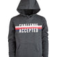ID Ideology Big Girl's Graphic Print Hoodie Cinza Tamanho Médio