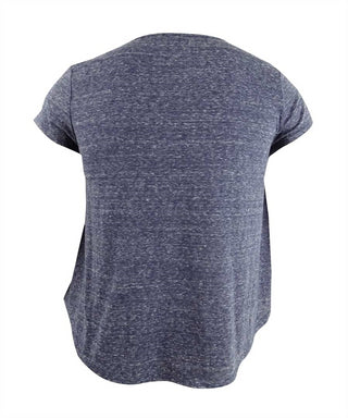 Camiseta feminina pequena com estampa de floco de neve e coração, tamanho pequeno, da Style &amp; Co