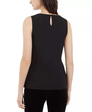 Regata feminina com lantejoulas douradas da INC International Concepts, tamanho pequeno a médio