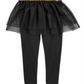 Leggings de tutu para meninas Epic Threads, pretas, tamanho 4T