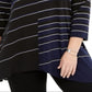 Túnica Alfani Feminina Plus Size Estampada Azul Tamanho 0X
