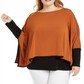 Alfani Plus Size Poncho Plus Size Feminino Marrom Tamanho 0X