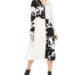 Vestido Alfani Feminino Colorblock Fit &amp; Flare Preto Tamanho 14