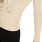 Suéter feminino de lurex com decote em V e fivela, tamanho grande, da INC International Concepts