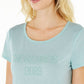 Camiseta feminina ID Ideology Future Fitness Workout, verde, tamanho médio