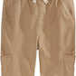 Calça de moletom cargo Epic Threads Big Boy's em sarja elástica marrom, tamanho X-G