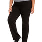 Calça de ioga ativa ID Ideology Flex Stretch feminina, cinza, tamanho 1X