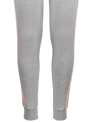 Calça de moletom listrada lateral ID Ideology Big Girl's, cinza, tamanho pequeno