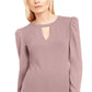 Blusa feminina com manga bufante e decote em V, tamanho XXG, da INC International Concepts
