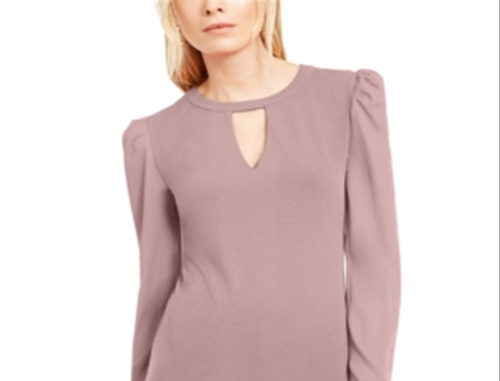 Blusa feminina com manga bufante e decote em V, tamanho XXG, da INC International Concepts