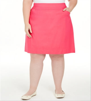 Charter Club Saia-calça feminina vermelha tamanho 2X