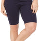 Shorts de ciclismo femininos Style &amp; Co Yoga Azul Tamanho P