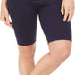 Shorts de ciclismo femininos para ioga Style &amp; Co, azul, tamanho grande