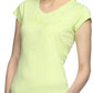 Camiseta ID Ideology Essentials Rapidry Heathered Performance Feminina, Amarela, Tamanho Médio