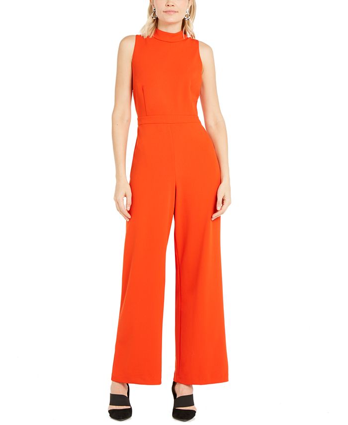 Macacão feminino Alfani com gola falsa, vermelho, tamanho X-S