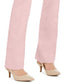 Calça reta com bolsos e zíper Alfani feminina, rosa, tamanho 6