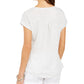 Blusa estampada feminina Style &amp; Co cinza tamanho X-Large