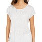 Blusa estampada feminina Style &amp; Co cinza tamanho X-Large