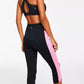 ID Ideology Leggings Cropped Colorblocked Essentials Feminina Rosa Tamanho X-G