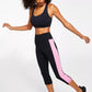 ID Ideology Leggings Cropped Colorblocked Essentials Feminina Rosa Tamanho X-G