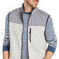 Colete de lã colorblock masculino Club Room cinza tamanho XX-G