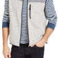 Colete de lã colorblock masculino Club Room cinza tamanho XX-G