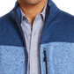 Colete de lã com blocos de cores masculinos Club Room, azul, tamanho grande