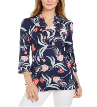 Túnica Paisley Feminina Charter Club Tamanho 2XL