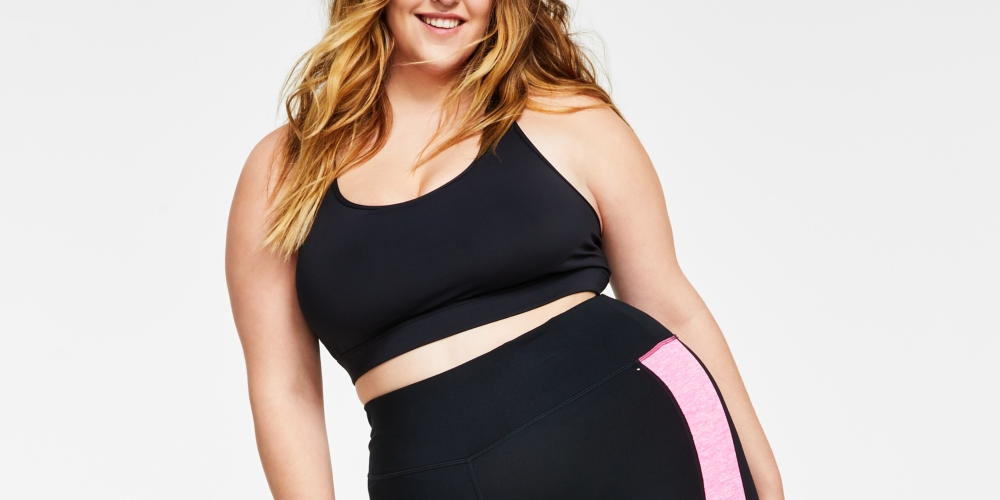 Legging Capri Colorblocked Feminina ID Ideology Rosa Tamanho 3X