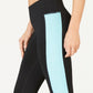 ID Ideology Leggings Cropped Colorblocked Essentials Femininas Pretas Tamanho X-S