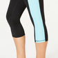 ID Ideology Leggings Cropped Colorblocked Essentials Femininas Pretas Tamanho X-S