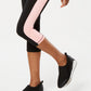 ID Ideology Leggings Cropped Colorblocked Essentials Femininas Pretas Tamanho Grande