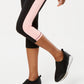 ID Ideology Leggings Cropped Colorblocked Essentials Femininas Pretas Tamanho X-G