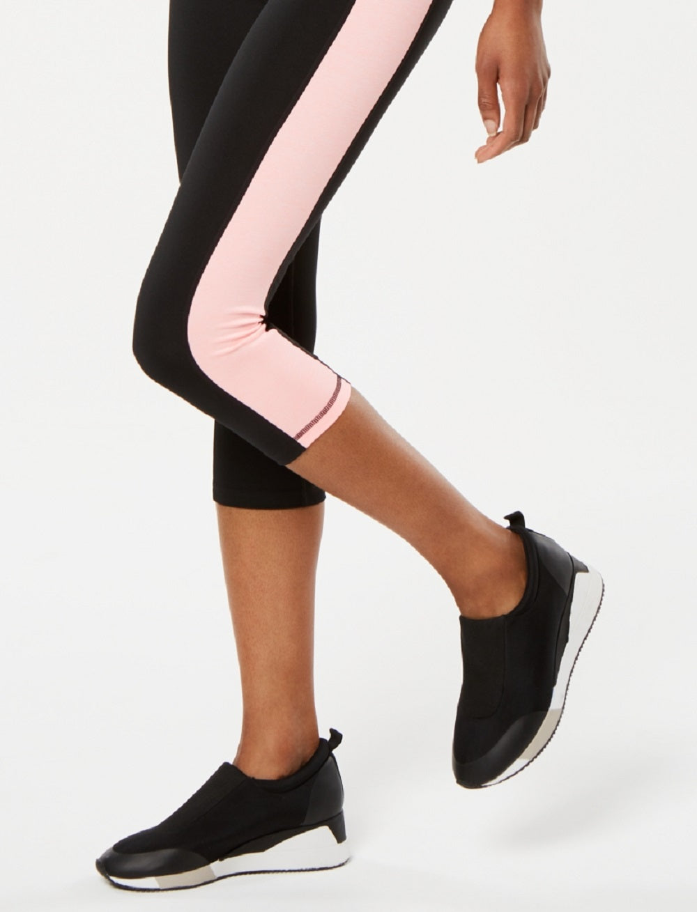 ID Ideology Leggings Cropped Colorblocked Essentials Femininas Pretas Tamanho X-G