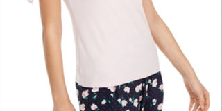 Blusa feminina de malha com manga amarrada Maison Jules, rosa, tamanho pequeno