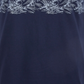 Camiseta masculina listrada Sun + Stone, azul, tamanho médio