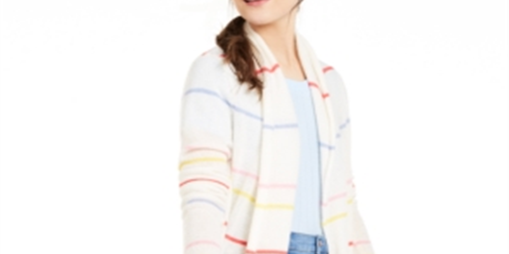 Cardigan de cashmere Charter Club branco tamanho GG