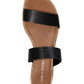 Sandálias femininas Sun + Stone Easten Slide, pretas, tamanho 12 M