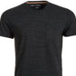 Camiseta masculina Sun + Stone Nep Crew preta tamanho XX-G