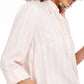Camisa listrada feminina Style &amp; Co com um bolso, rosa, tamanho médio