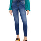 Calça jeans skinny feminina INC International Concepts com cadarço, azul, tamanho 0
