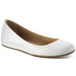 Sapatos baixos Eliana femininos Sun + Stone, brancos, tamanho 7 M