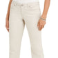 Calça jeans feminina estilo curvy fit bootcut marrom tamanho 8