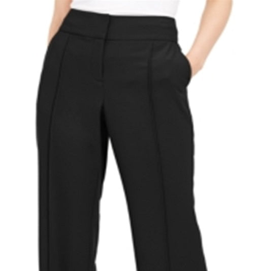 Calça Alfani Feminina Lisa Boot Cut Preta Tamanho 16
